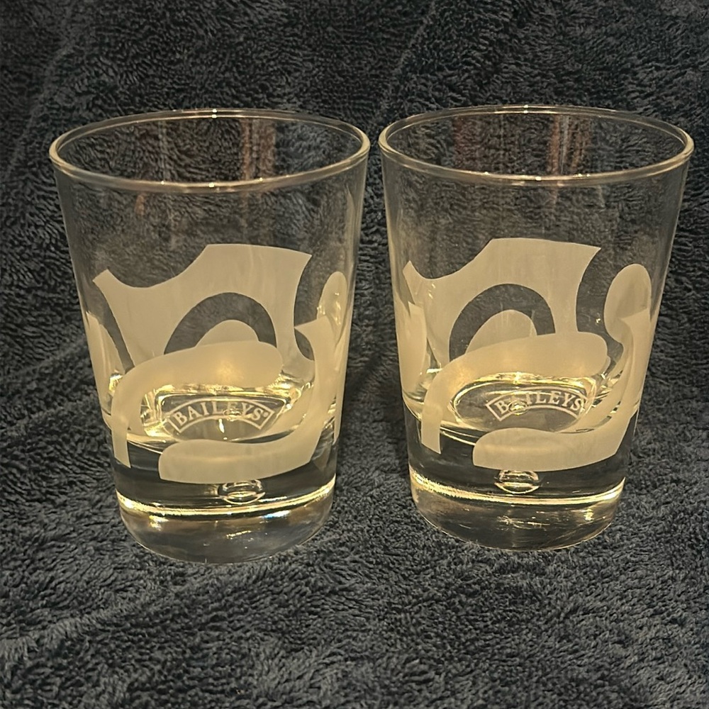 Set of 2 Bailey's Irish Cream 8 oz. Cocktail Glasses